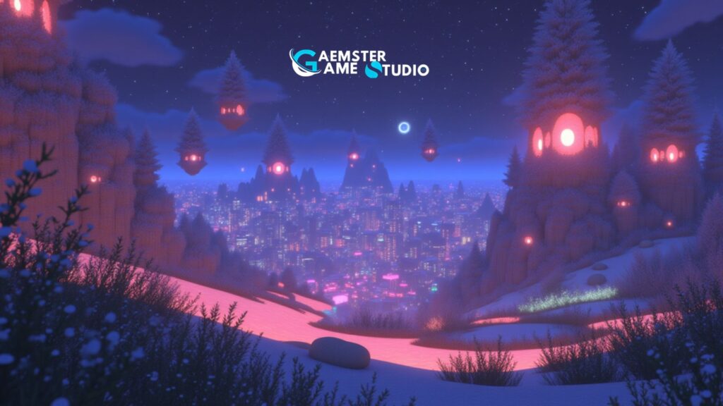 Map of Glitchtown World