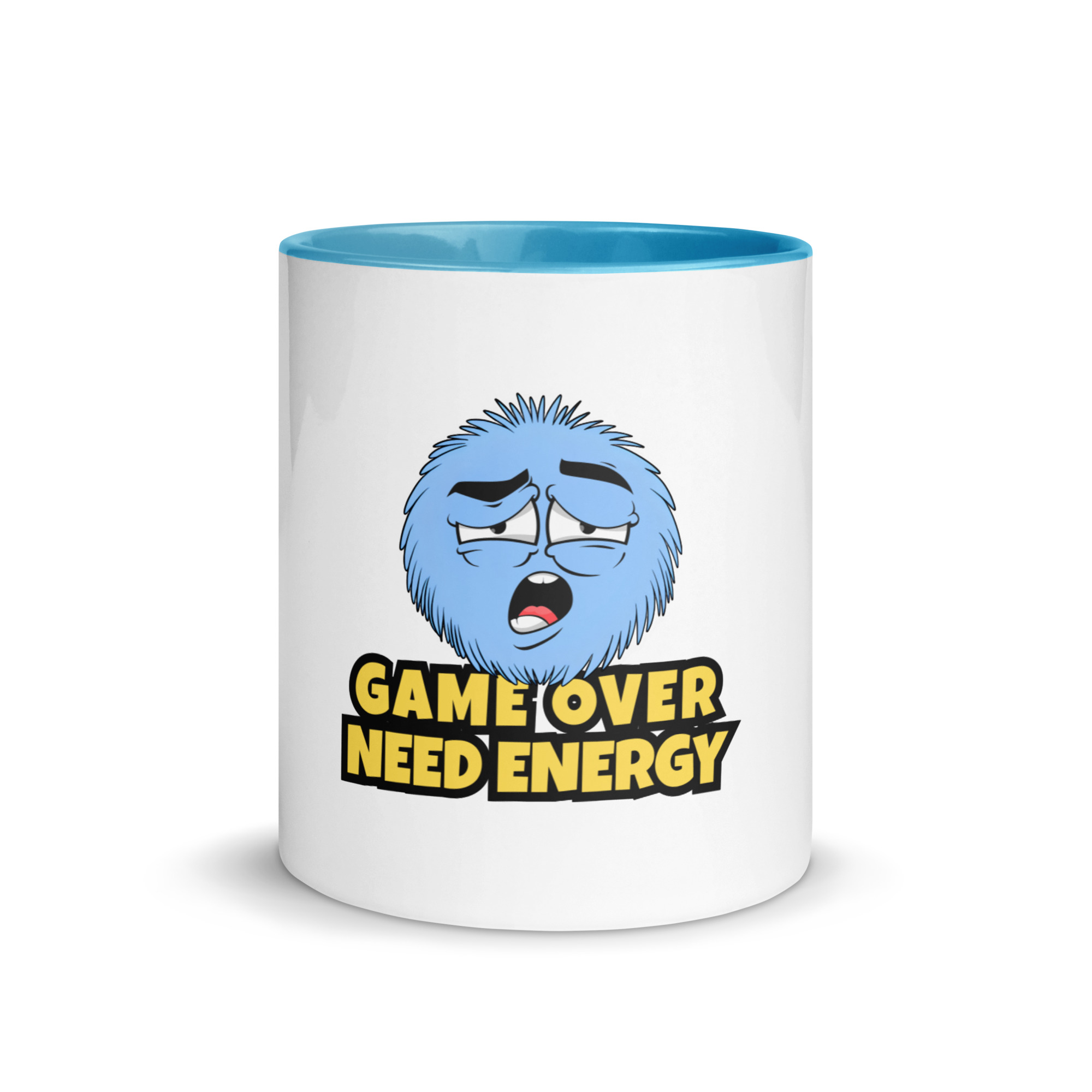 Meep Needs Coffee – Gamer Mug with Color Inside - Image 2