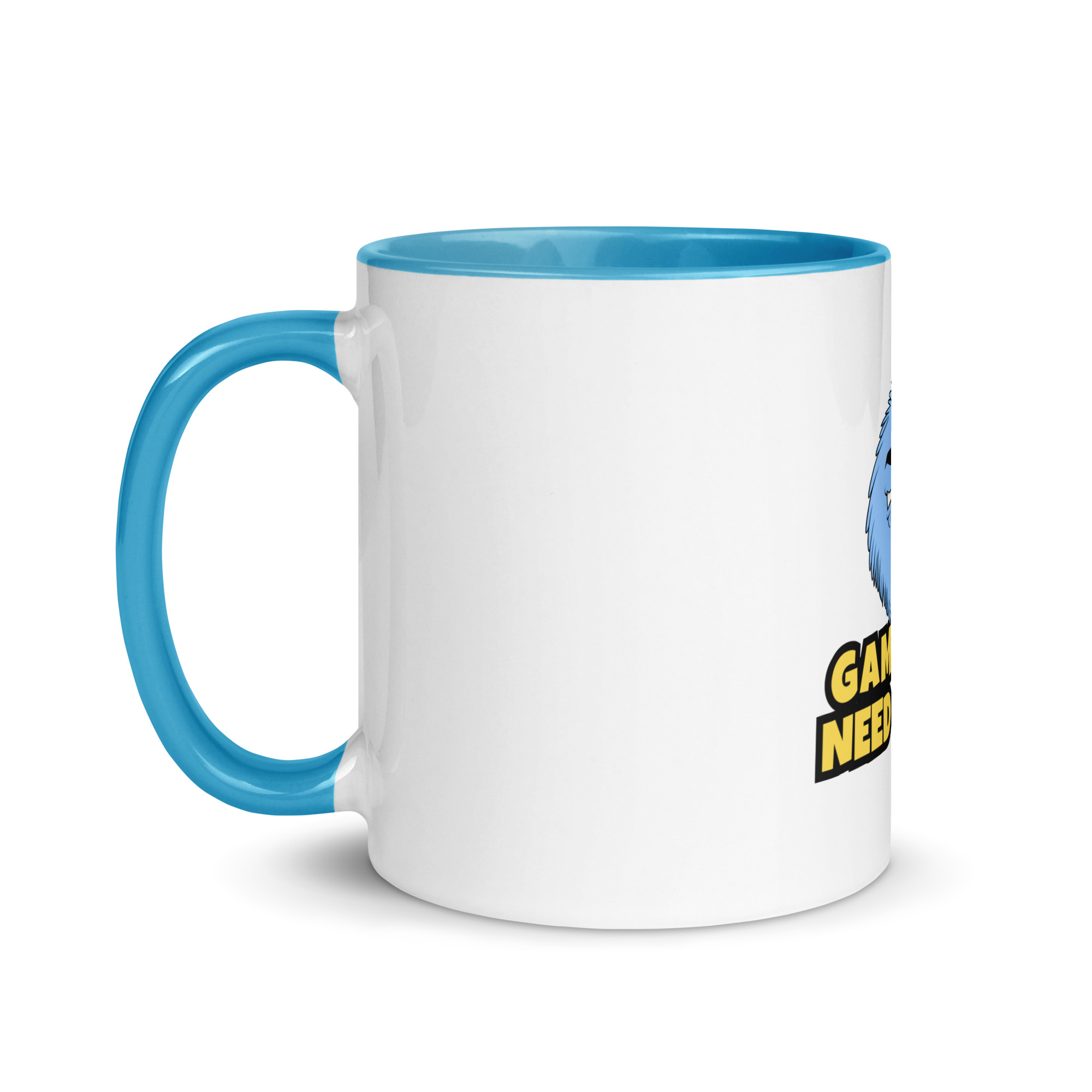 Meep Needs Coffee – Gamer Mug with Color Inside - Image 3