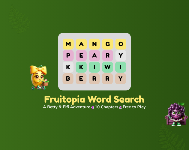 Fruitopia Word Search