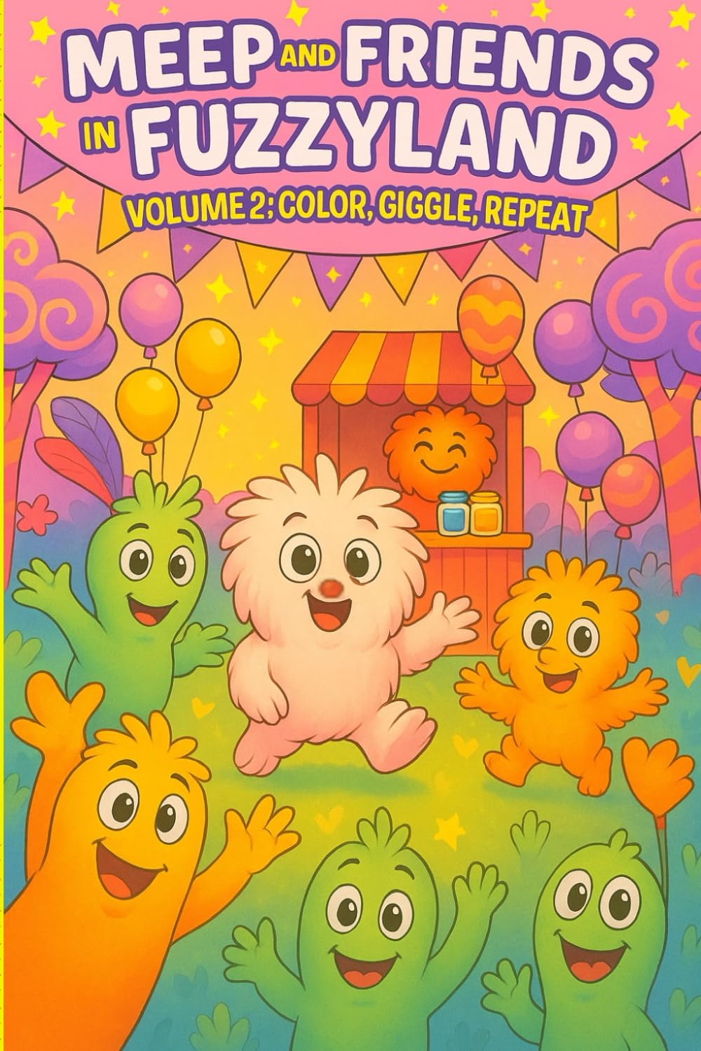 Meep and Friends in Fuzzyland, Volume 2: Color, Giggle, Repeat cover